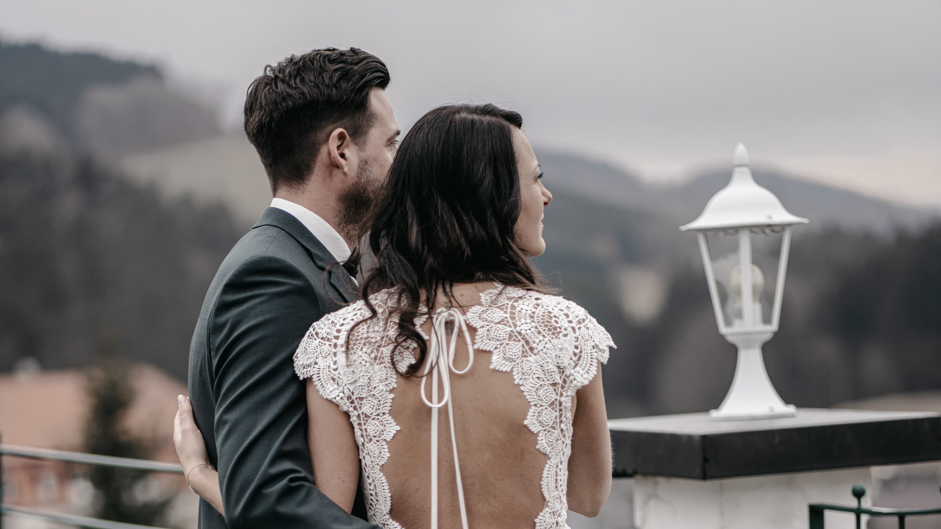 Hochzeit auf der Guglwald Dachterrasse